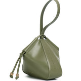 Norna Drawstring Shoulder Bag (Olive)