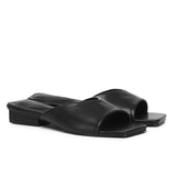 Helisa Slip Ons Sandals (Black)