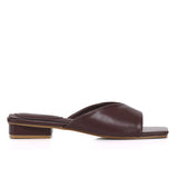 Helisa Slip Ons Sandals (Maroon)