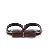 Helisa Slip Ons Sandals (Maroon)