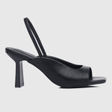 Heloise Slingback Heels (Black)