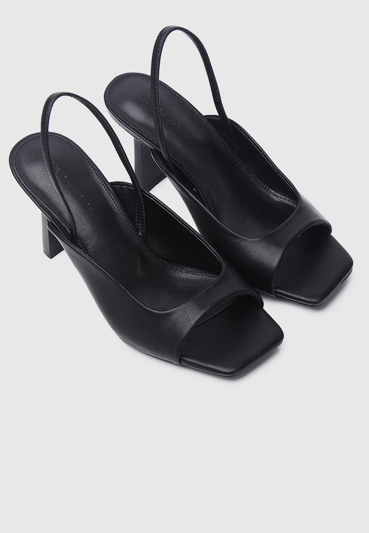 Heloise Slingback Heels (Black)