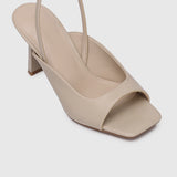 Heloise Slingback Heels (Burlywood)