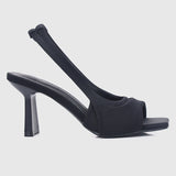 Hera Slingback Heels (Black)