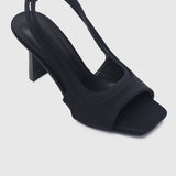 Hera Slingback Heels (Black)