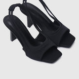 Hera Slingback Heels (Black)