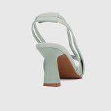 Hera Slingback Heels (Dark Sea Green)