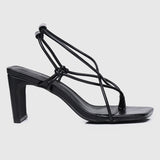 Heidi Strappy Heels (Black)