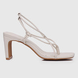 Heidi Strappy Heels (Blanched Almond)