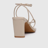 Hania Strappy Heels (Nude)