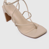 Hania Strappy Heels (Nude)