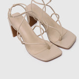 Hania Strappy Heels (Nude)