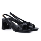 Helen Slingback Heels (Black)