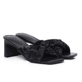 Hailey Slip Ons Mules (Black)