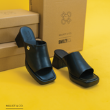 Happiness Platform Mules (Black)