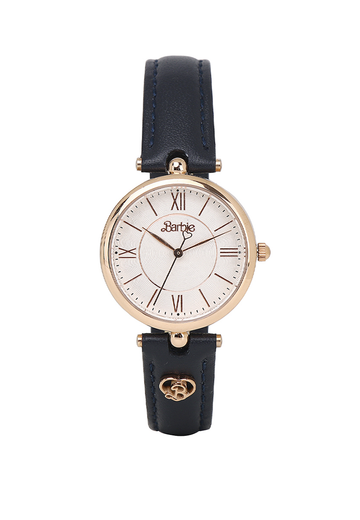 Your Fave! Rose Gold Leather Analog Watch (Black)