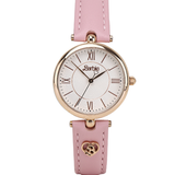 Barbie Your Fave! Rose Gold Leather Analog Watch (Pink)