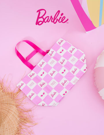 Barbie Be Like A Barbie  Tote Bag 2 in 1 Set (Turquoise / Pink)