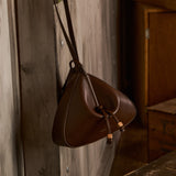 Norna Drawstring Shoulder Bag (Espresso)