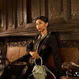 Hana Blossom Bucket Bag (Green)