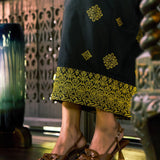 Veronica Floral Heels (Brown)