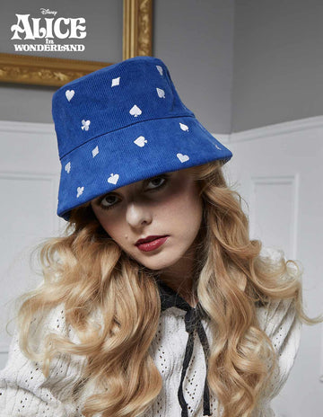 Disney Alice in Wonderland Full Of Wonders Bucket Hat (Navy)