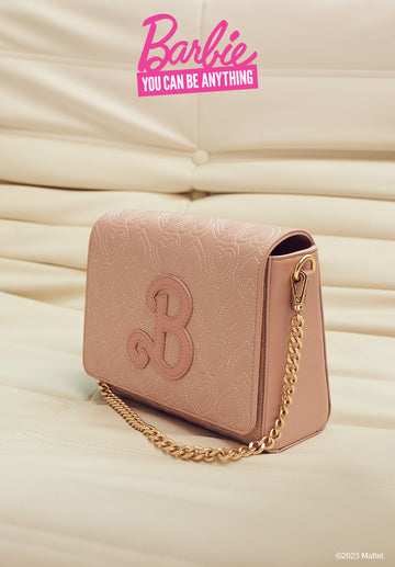 Barbie Sunkist Flap Shoulder Bag (Pink)