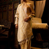 Suki Embroidered Mesh Ballerina (Brown)