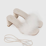 Disney Tinkerbell Keep On Flyin' Open Toe Heels (Beige)