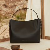 Nurita Harith Noura Large Boxy Tote Bag (Black)