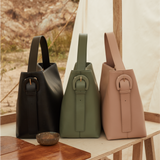 Nurita Harith Noura Large Boxy Tote Bag (Olive)