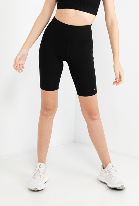 Amber Women Biker Shorts (Black)