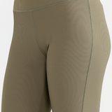 Amber Women Biker Shorts (Dark Olive Green)