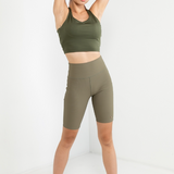 Akira Women Sports Bra (Dark Olive Green)