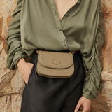 Nurita Harith Naime Saddle Crossbody Belt Bag (Green)