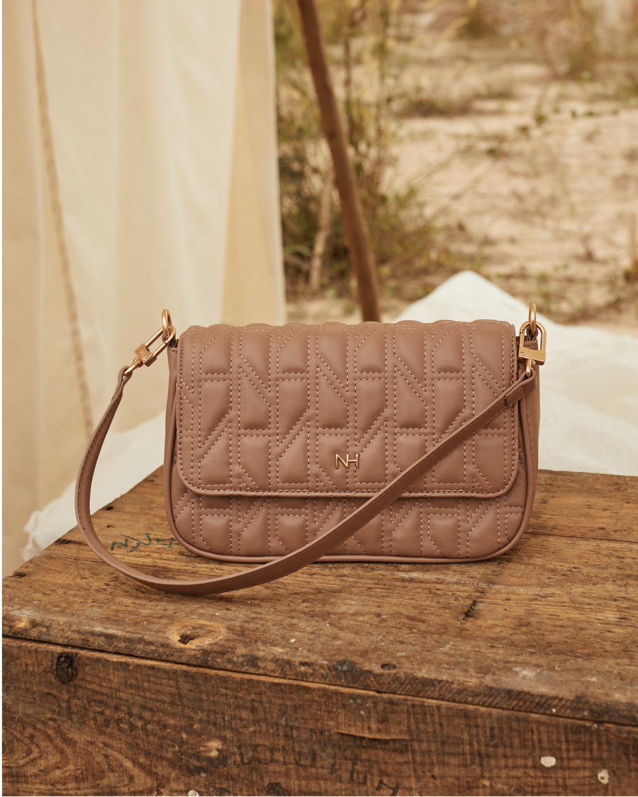 Nurita Harith Nellie Quilted Shoulder Bag (Tortilla)