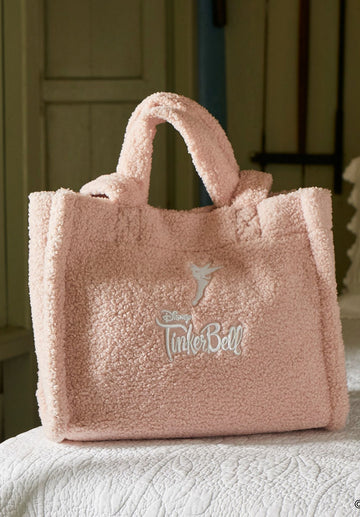 Disney Tinkerbell I Believe in Fairies Tote Bag (Pink)