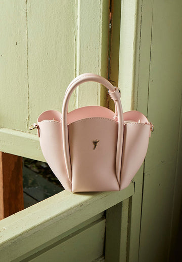 Disney Tinkerbell Pretty Little Pixie Top Handle Bag (Pink)