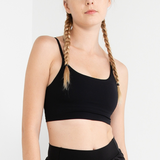 Gaia Women Crop Tank (Black)
