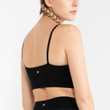 Gaia Women Crop Tank (Black)