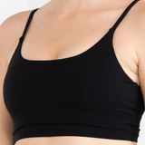Gaia Women Crop Tank (Black)