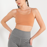 Gaia Women Crop Tank (Salmon)