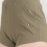 Gio Women Shorts (Dark Olive Green)