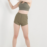Gio Women Shorts (Dark Olive Green)