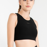 Inez Women Sports Bra (Black)