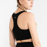 Inez Women Sports Bra (Black)