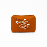 Bloom With Kindness 14 Inch Laptop Sleeve (Orange Red)