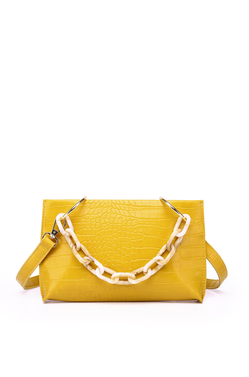 Frederica Shoulder Bag (Yellow)