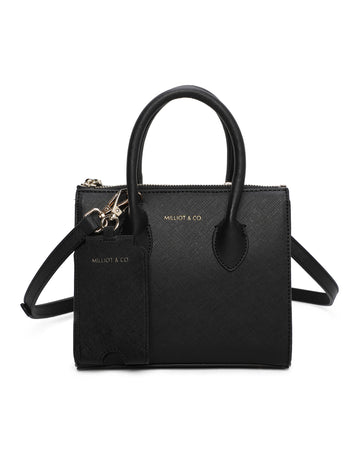 Sheila Top Handle Bag (Black)