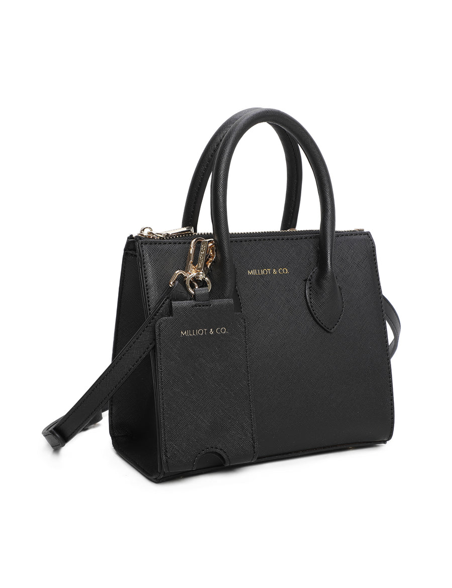 Sheila Top Handle Bag (Black)